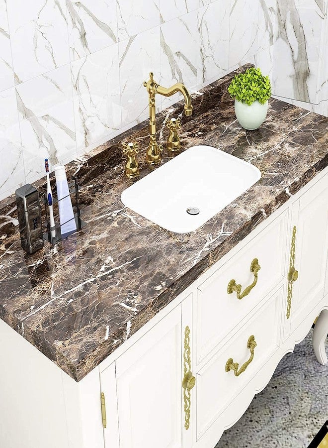 olpad Granite Marble Wallpaper for Furniture Walls, Table top, Kitchen Slab, Floor, Granite Wallpapers for cupboards, Door Sticker (60 * 200CM) (Brown) - Image 3